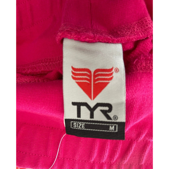 TYR Red Line Women’s Sweat Pants - FFSP2A - Fuchsia Pink - Size Medium - $60 - Picture 4 of 7
